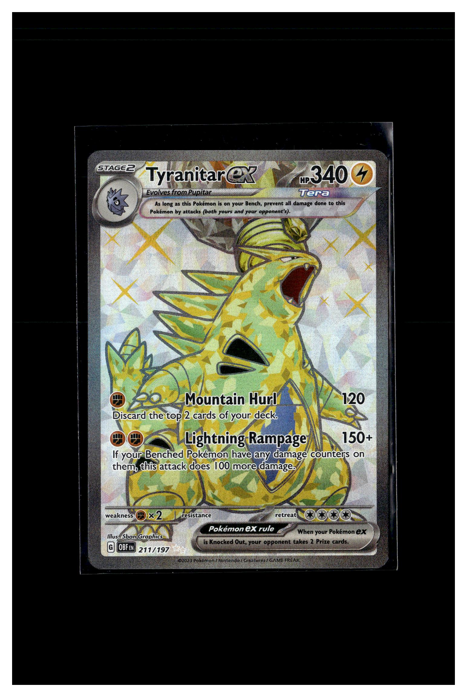 SV03: Obsidian Flames #211/197 Tyranitar ex