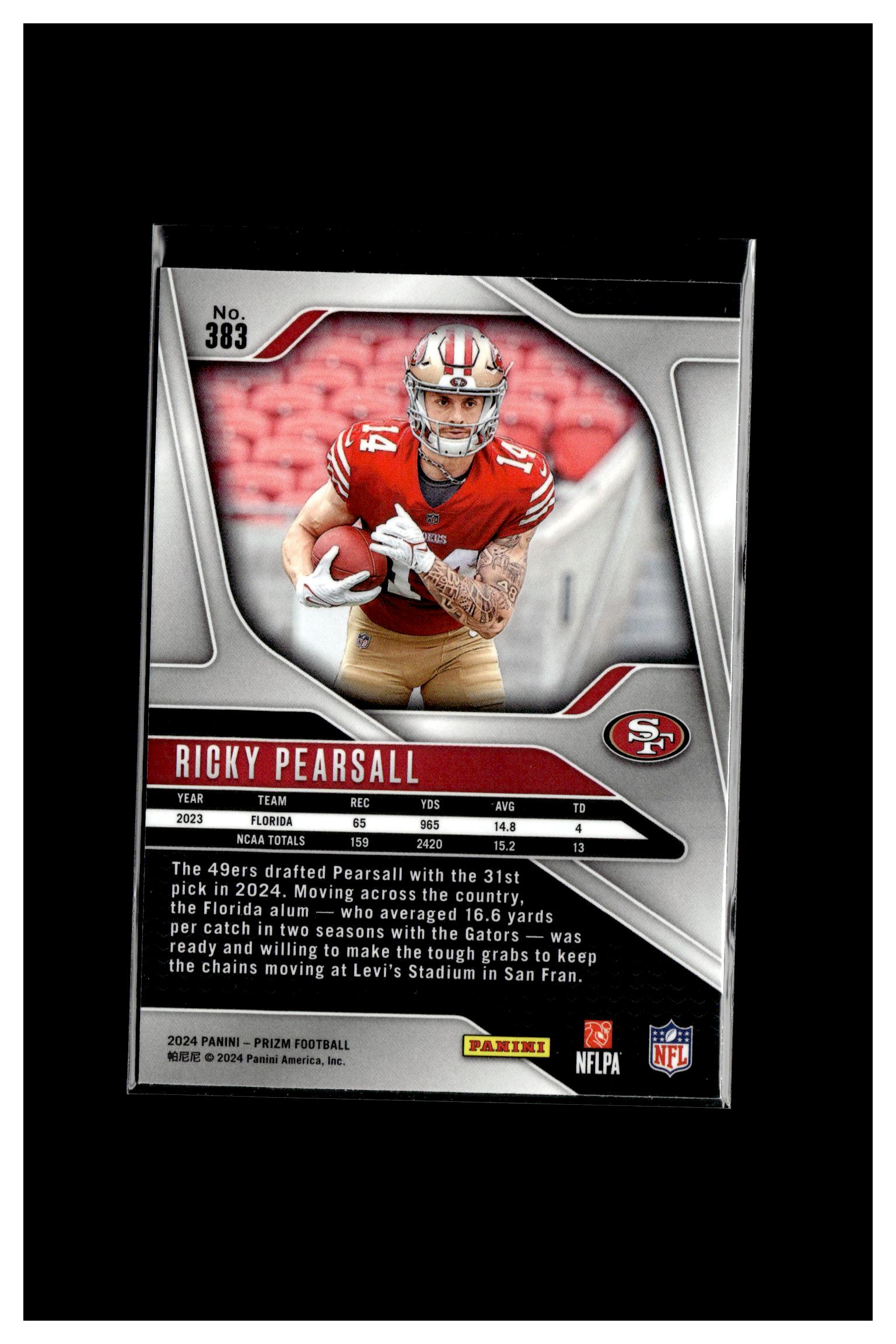 2024 Panini Prizm #383 Ricky Pearsall