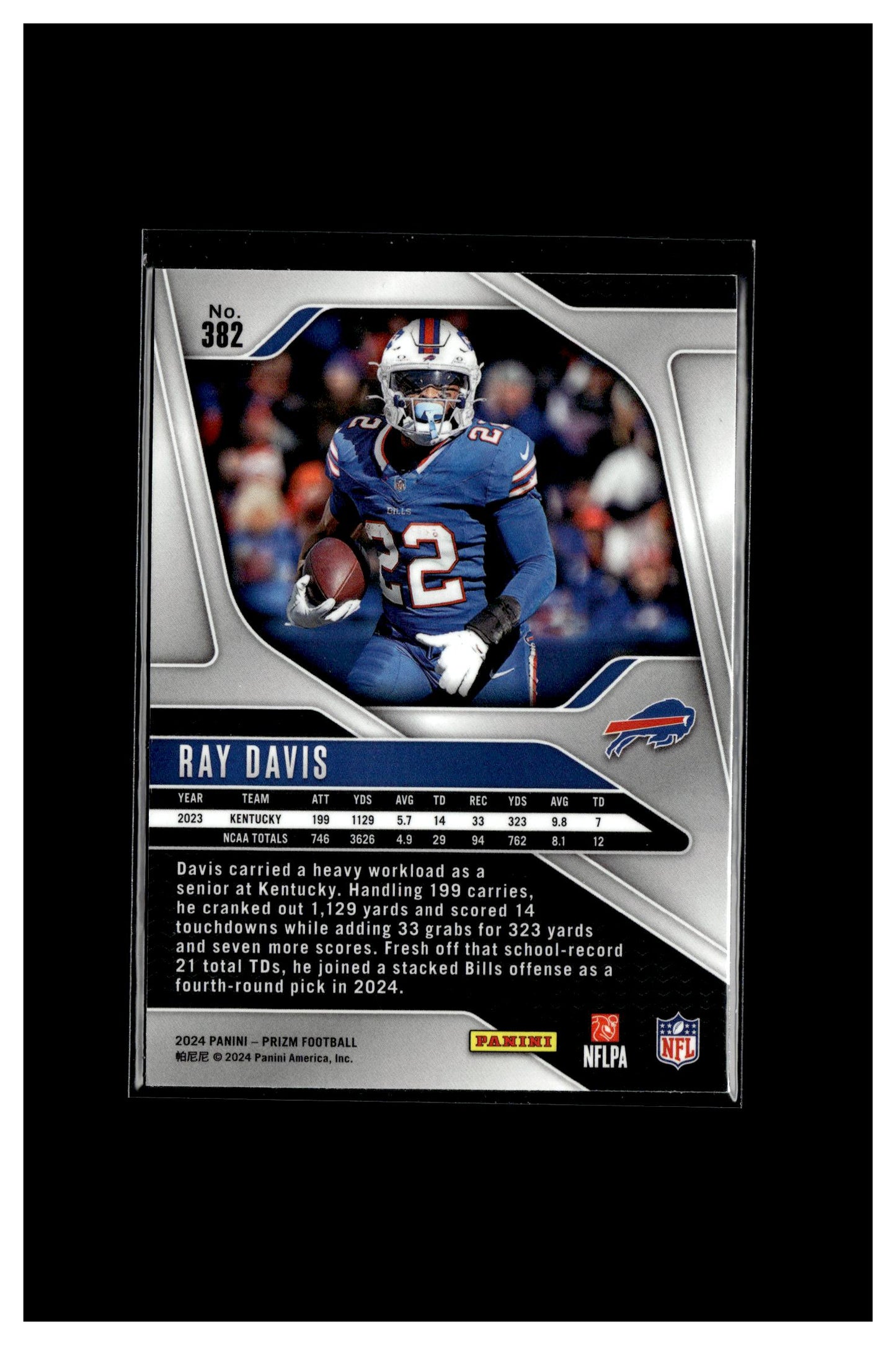 2024 Panini Prizm #382 Ray Davis