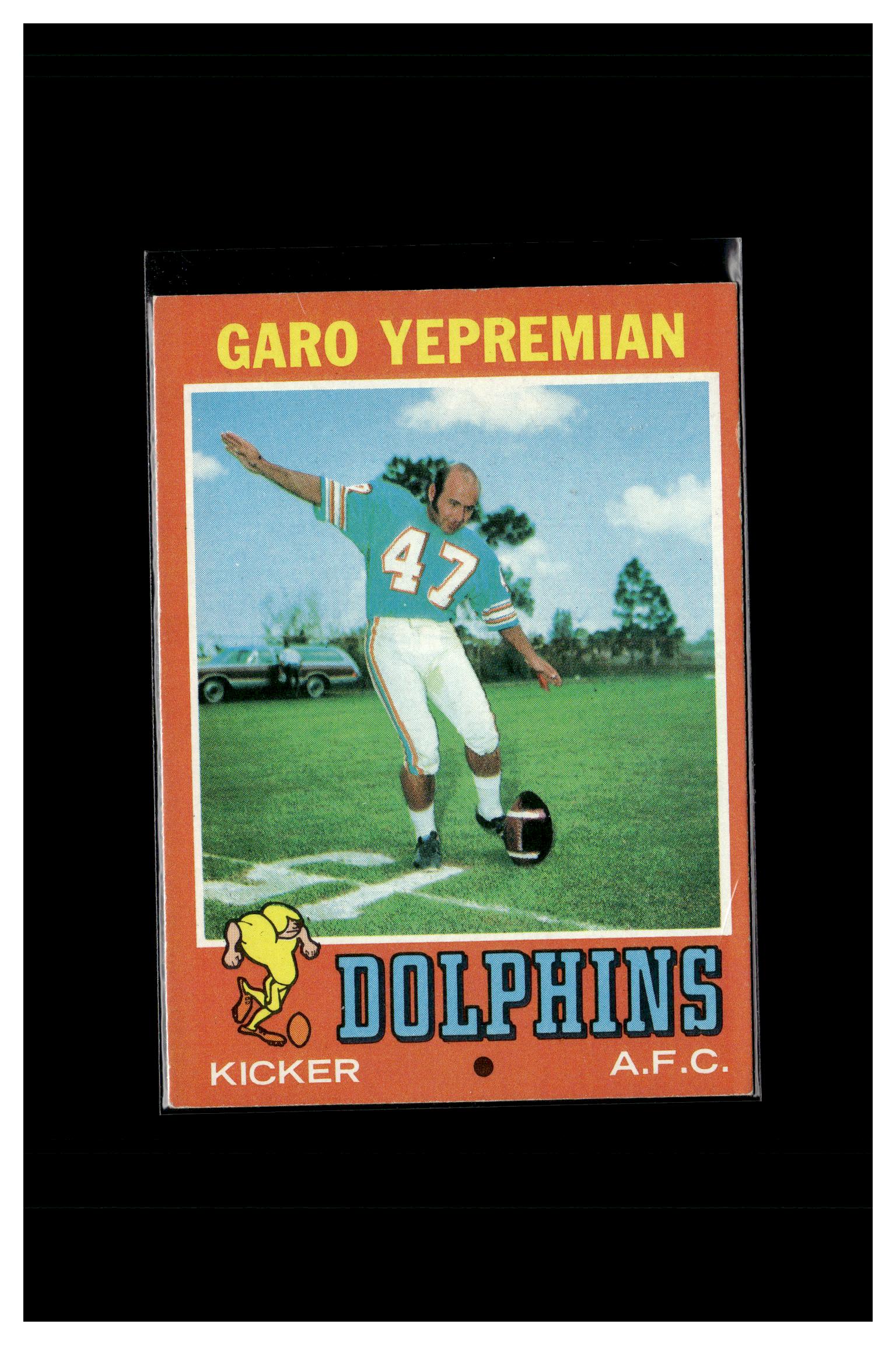 1971 Topps #121 Garo Yepremian