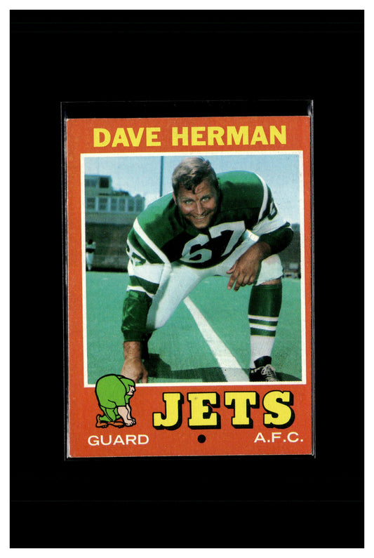 1971 Topps #124 Dave Herman