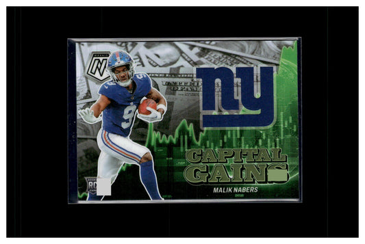 2024 Panini Mosaic #23 Malik Nabers Capital Gains Mosaic