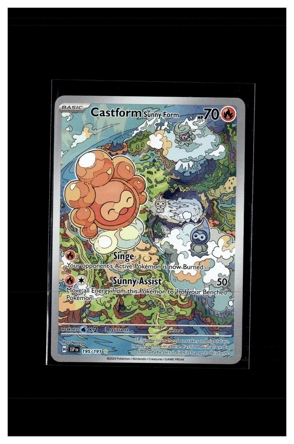 SV08: Surging Sparks #195/191 Castform Sunny Form