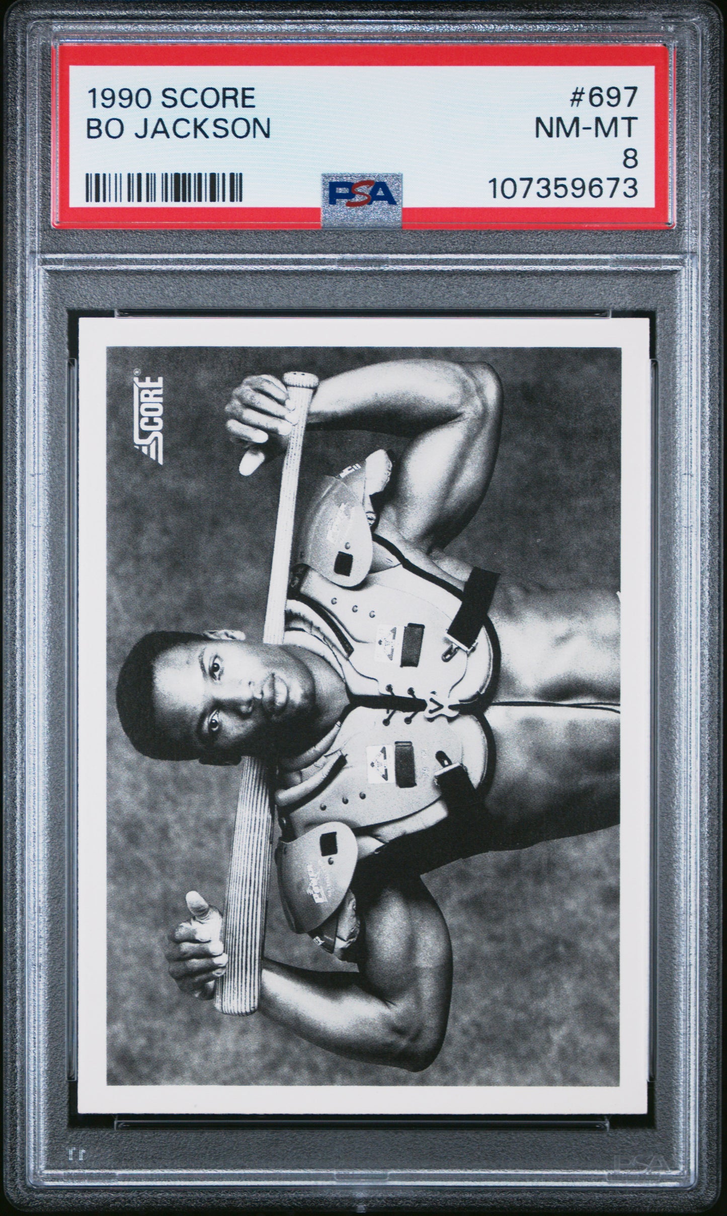 1990 Score #697 Bo Jackson PSA 8