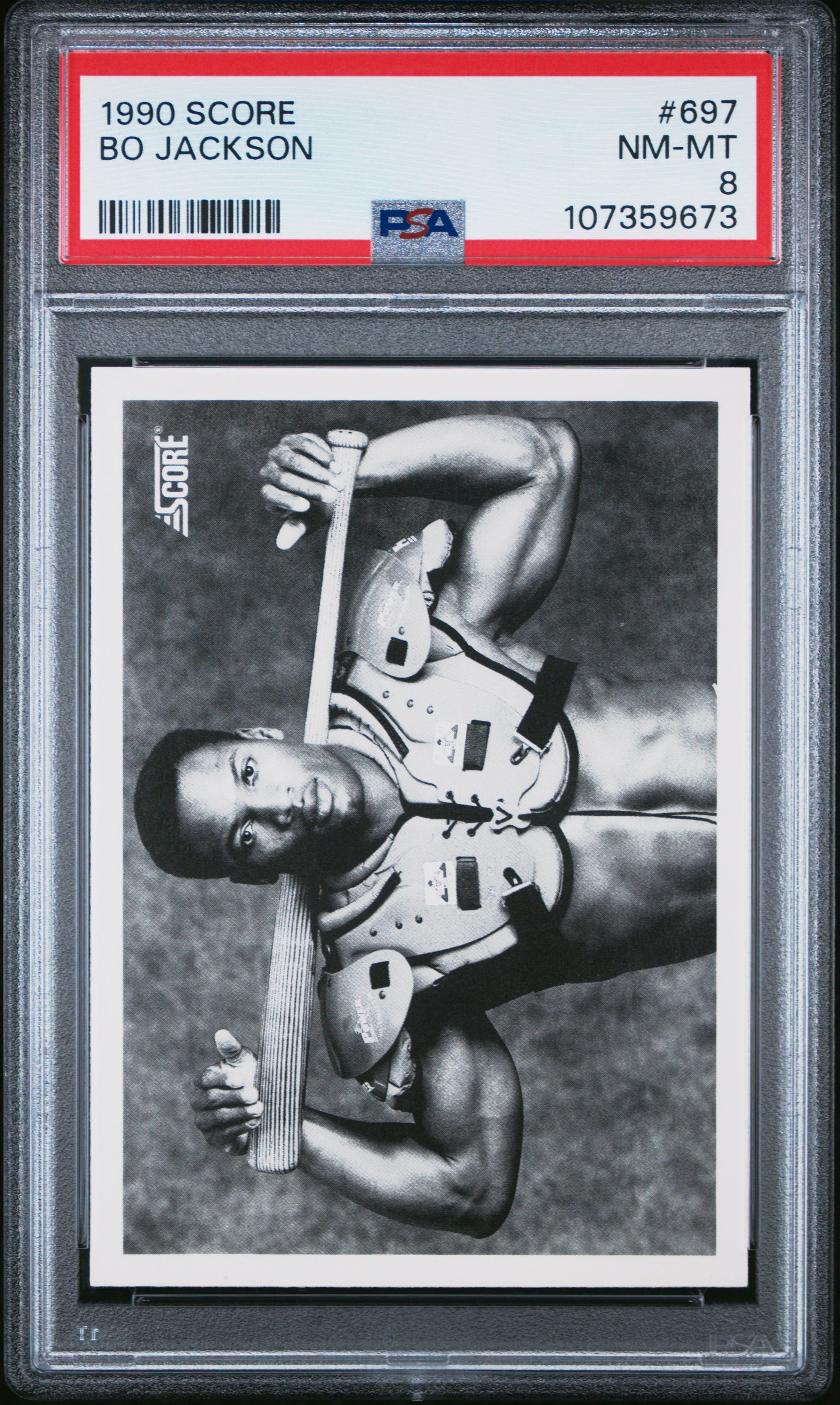 1990 Score #697 Bo Jackson PSA 8