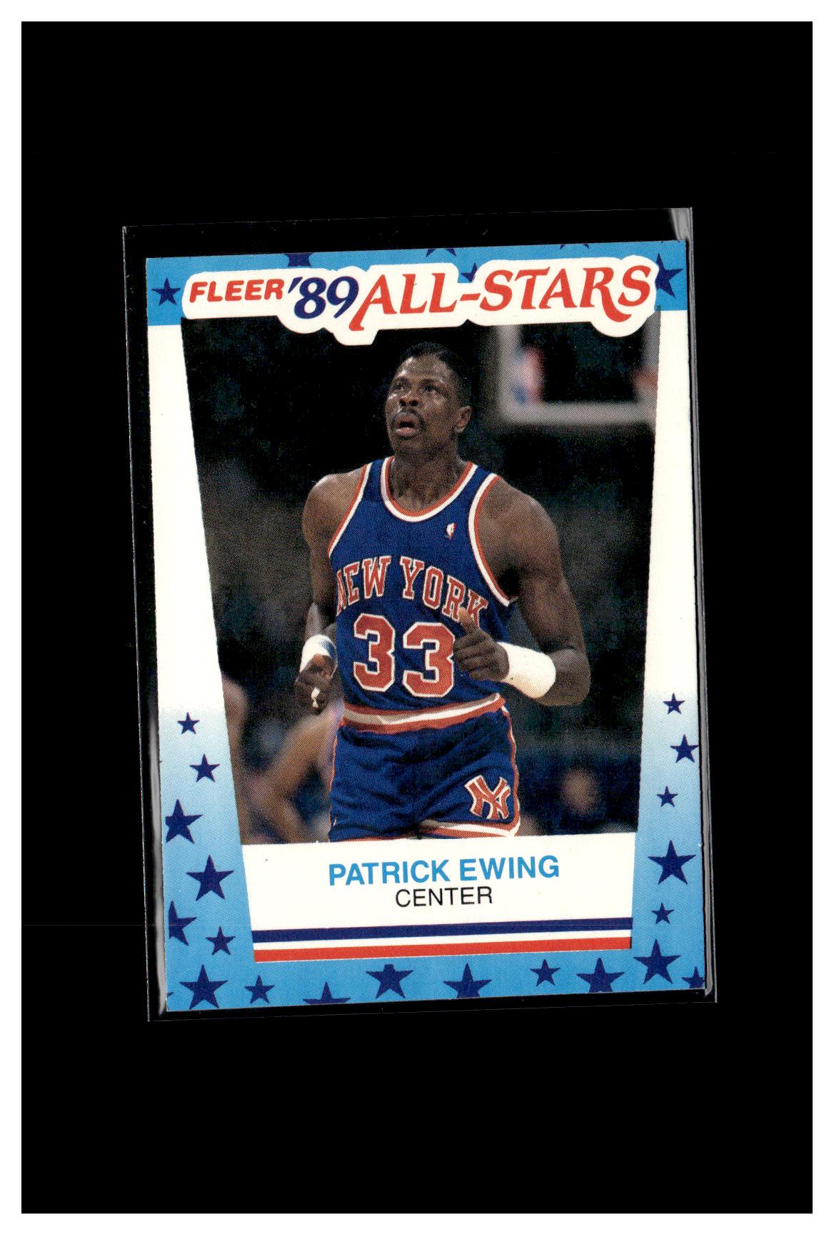 1989-90 Fleer #7 Patrick Ewing Stickers 1