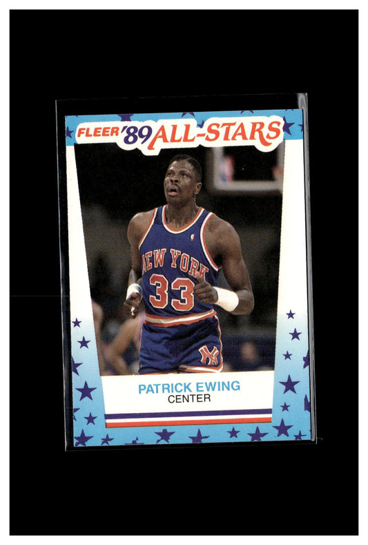 1989-90 Fleer #7 Patrick Ewing Stickers 2