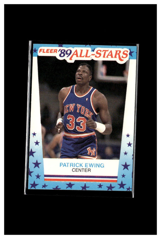 1989-90 Fleer #7 Patrick Ewing Stickers 3