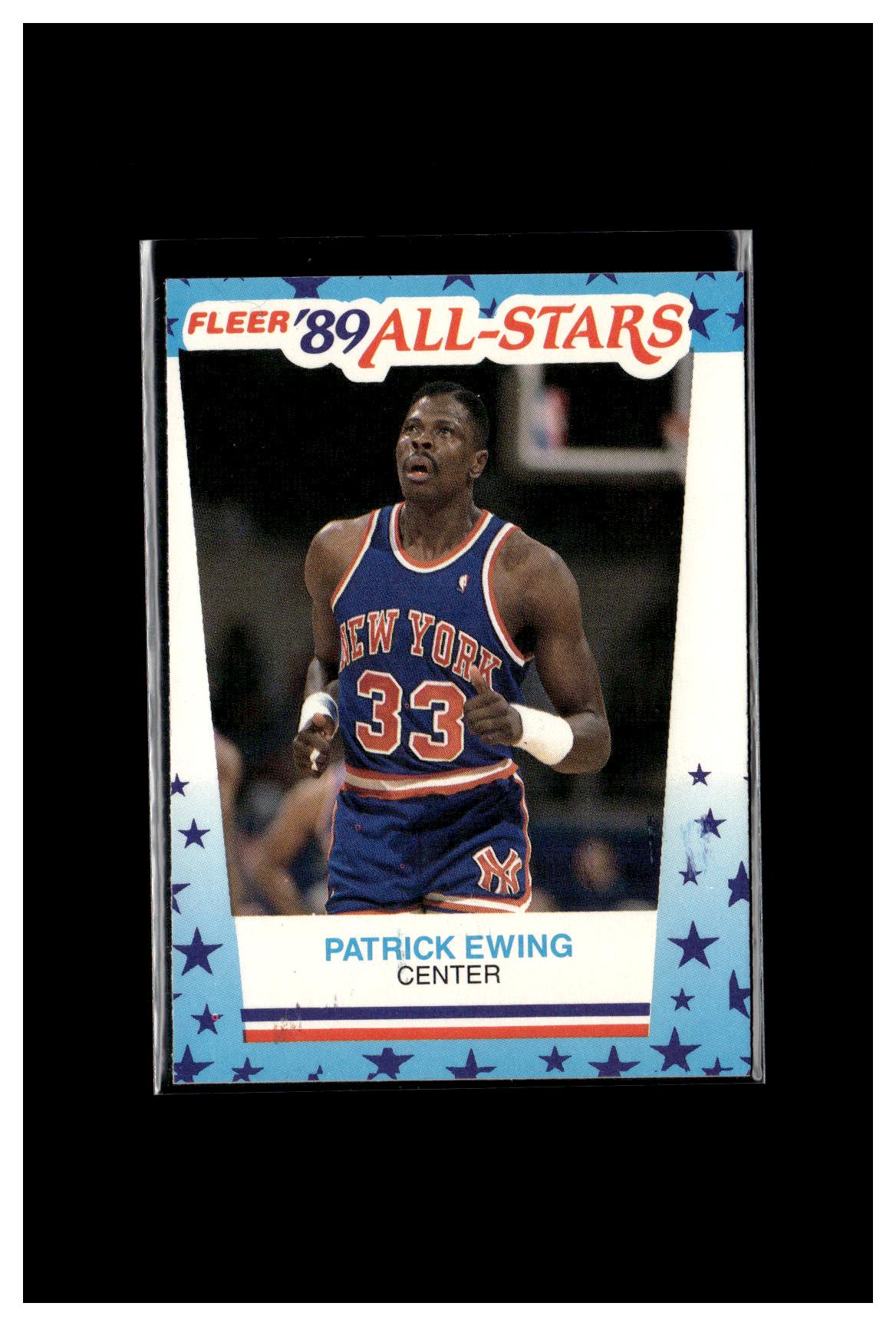 1989-90 Fleer #7 Patrick Ewing Stickers 4