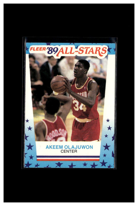 1989-90 Fleer #2 Akeem Olajuwon Stickers 1