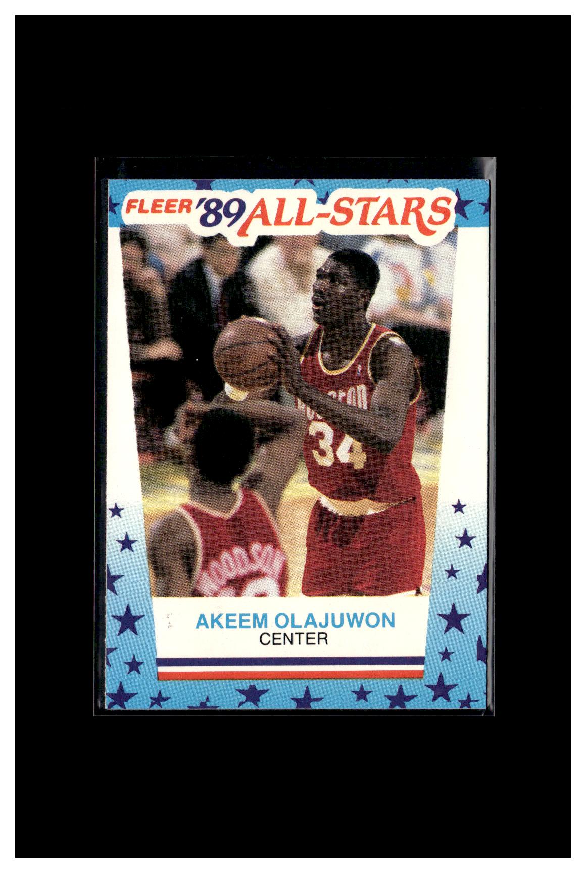 1989-90 Fleer #2 Akeem Olajuwon Stickers 2