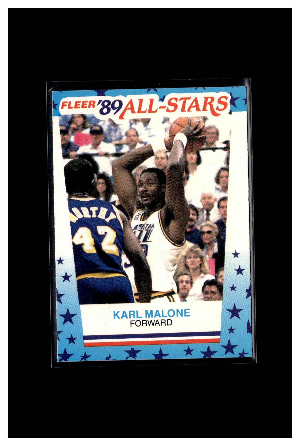 1989-90 Fleer #1 Karl Malone Stickers 1