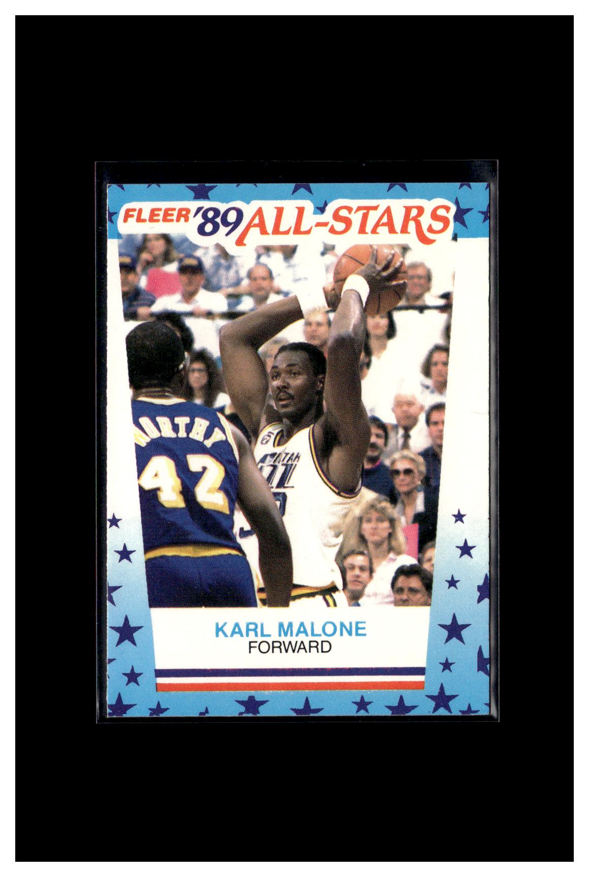 1989-90 Fleer #1 Karl Malone Stickers 2