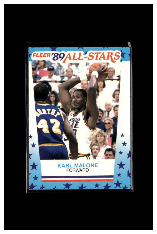 1989-90 Fleer #1 Karl Malone Stickers 4