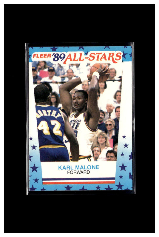 1989-90 Fleer #1 Karl Malone Stickers 5