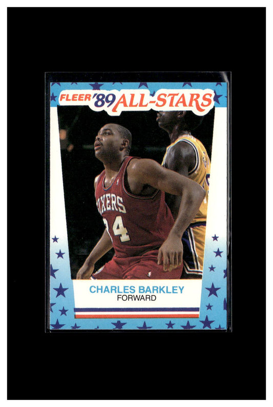 1989-90 Fleer #4 Charles Barkley Stickers 1