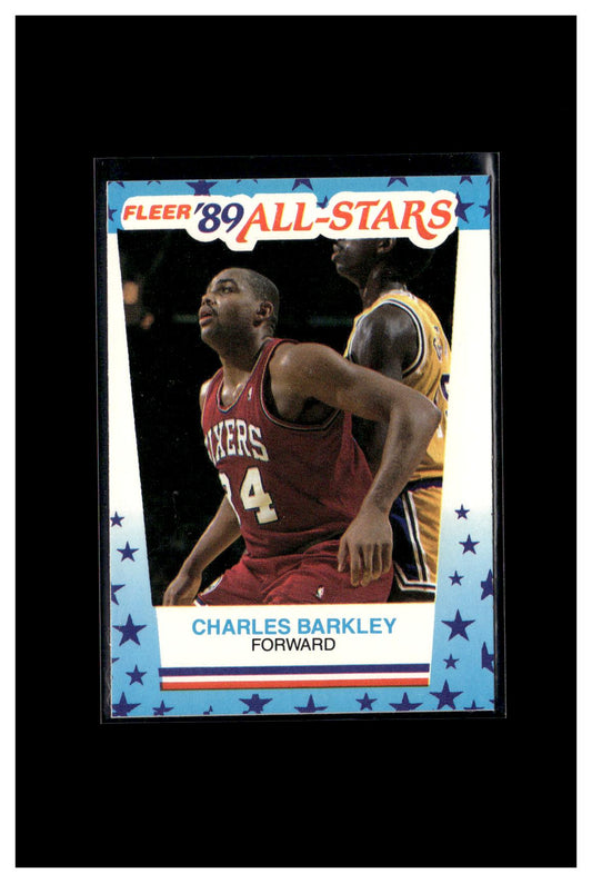 1989-90 Fleer #4 Charles Barkley Stickers 2