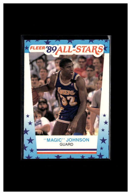 1989-90 Fleer #5 Magic Johnson Stickers 1