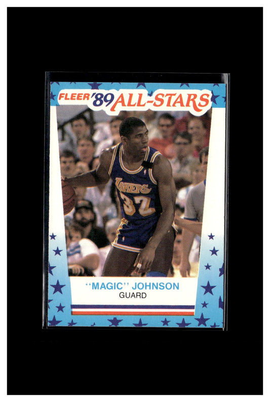 1989-90 Fleer #5 Magic Johnson Stickers 2