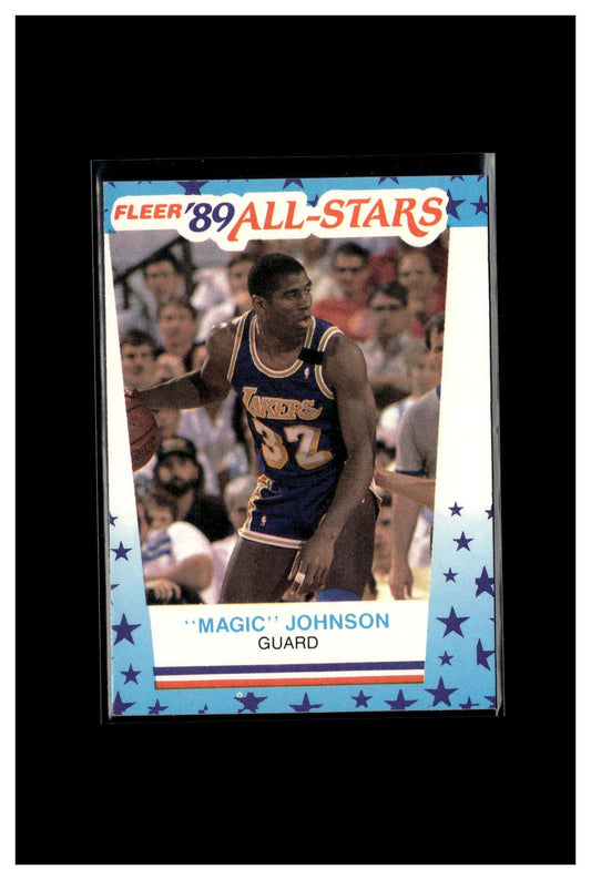 1989-90 Fleer #5 Magic Johnson Stickers 3