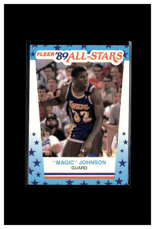 1989-90 Fleer #5 Magic Johnson Stickers 4