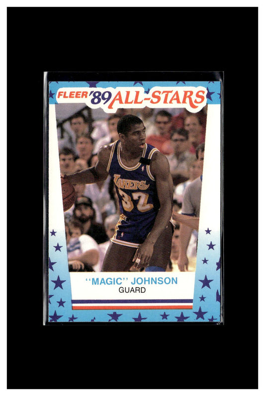 1989-90 Fleer #5 Magic Johnson Stickers 6