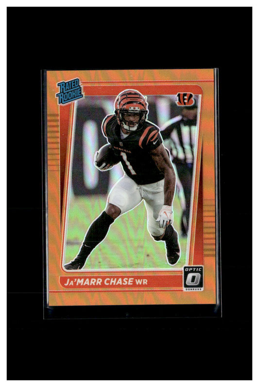 2021 Donruss Optic #207 Ja'Marr Chase Orange #/199