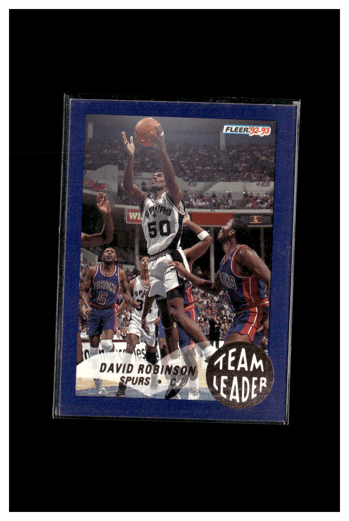 1992-93 Fleer #24 David Robinson Team Leaders