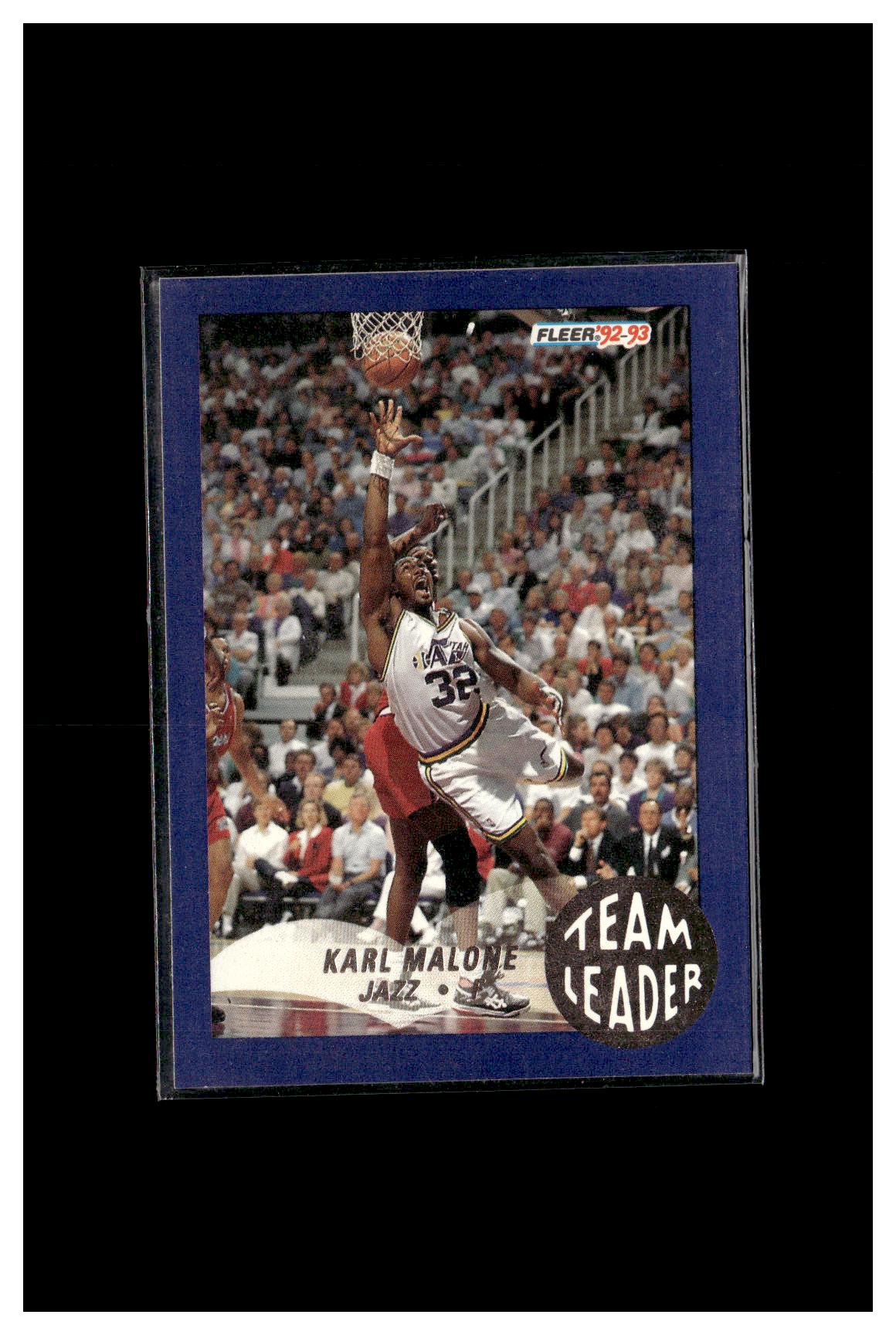 1992-93 Fleer #26 Karl Malone Team Leaders