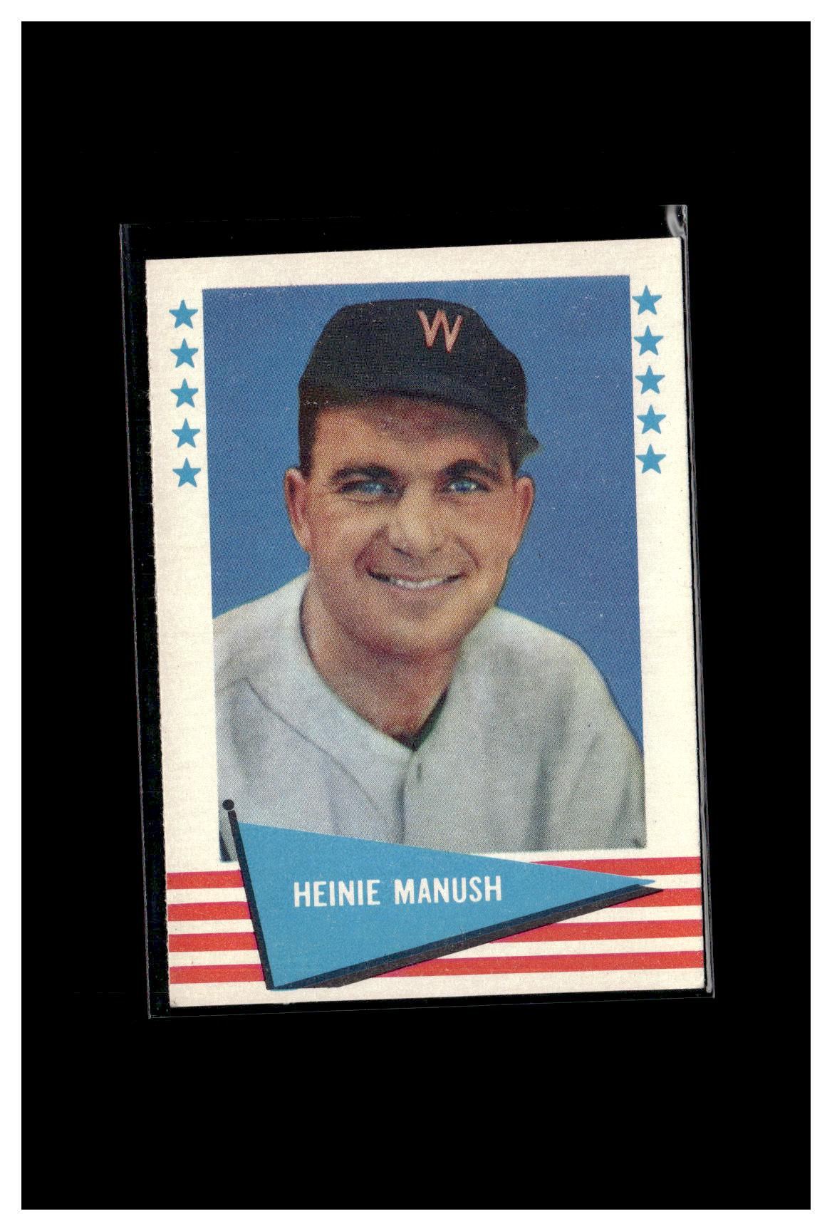 1961 Fleer Baseball Greats (F418-3) #57 Heinie Manush