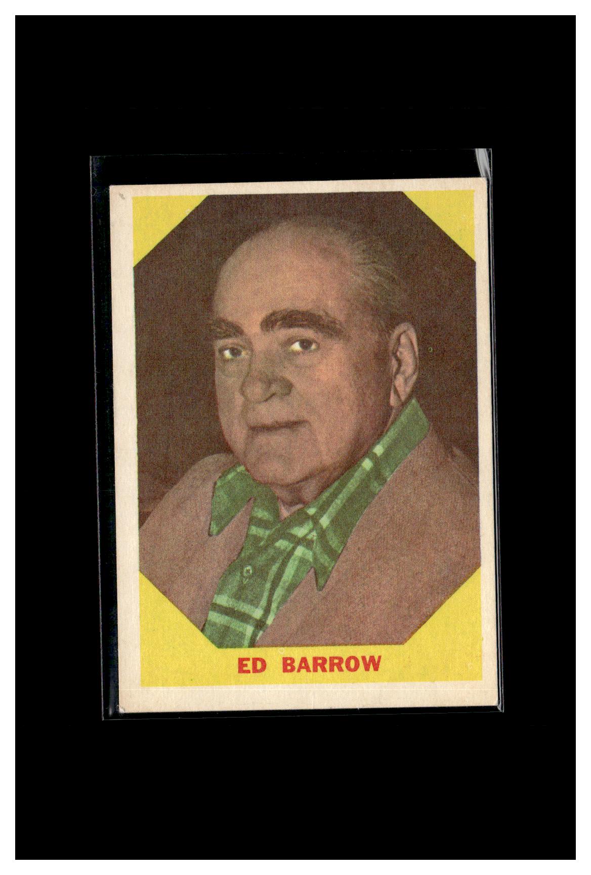 1960 Fleer Baseball Greats #23 Ed Barrow