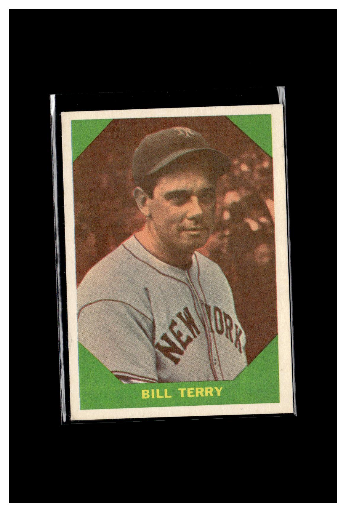 1960 Fleer Baseball Greats #52 Bill Terry