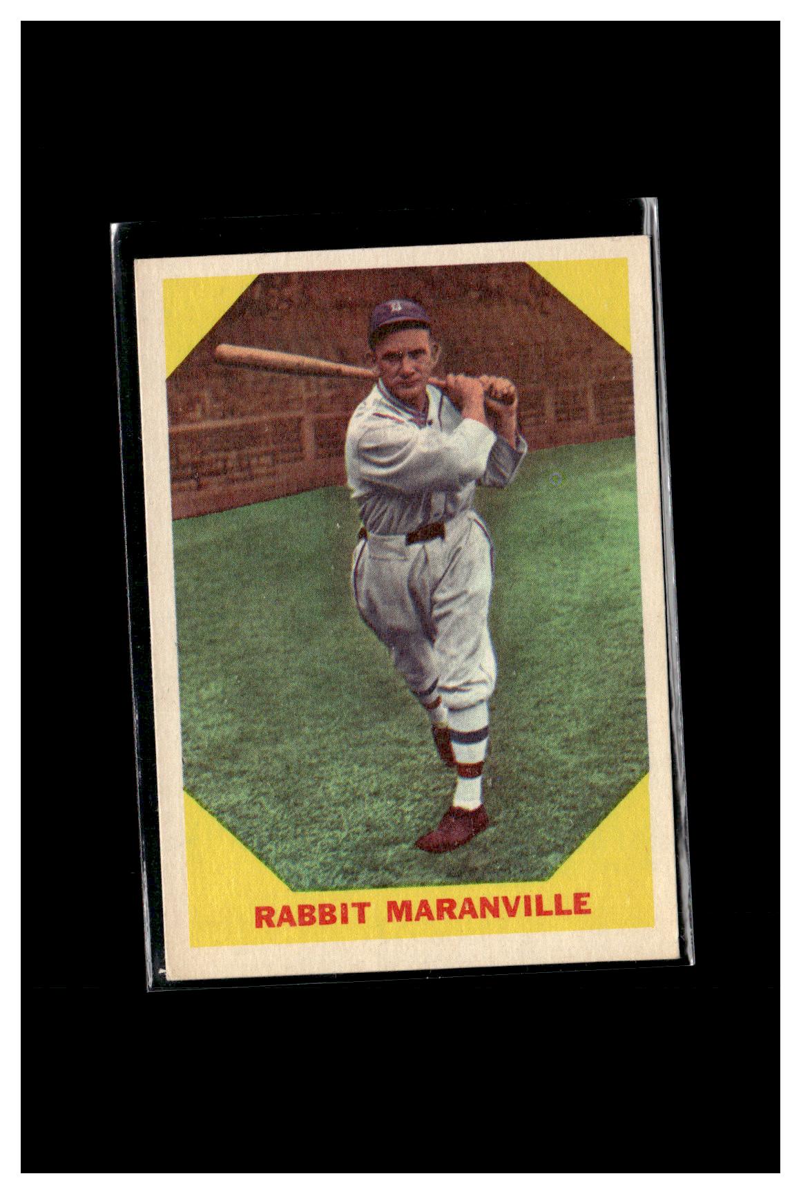 1960 Fleer Baseball Greats #21 Rabbit Maranville