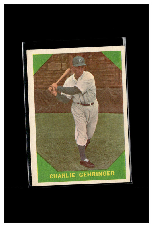 1960 Fleer Baseball Greats #58 Charlie Gehringer