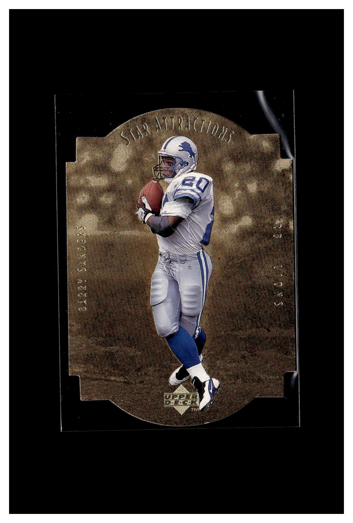 1997 Upper Deck #SA17 Barry Sanders Star Attractions