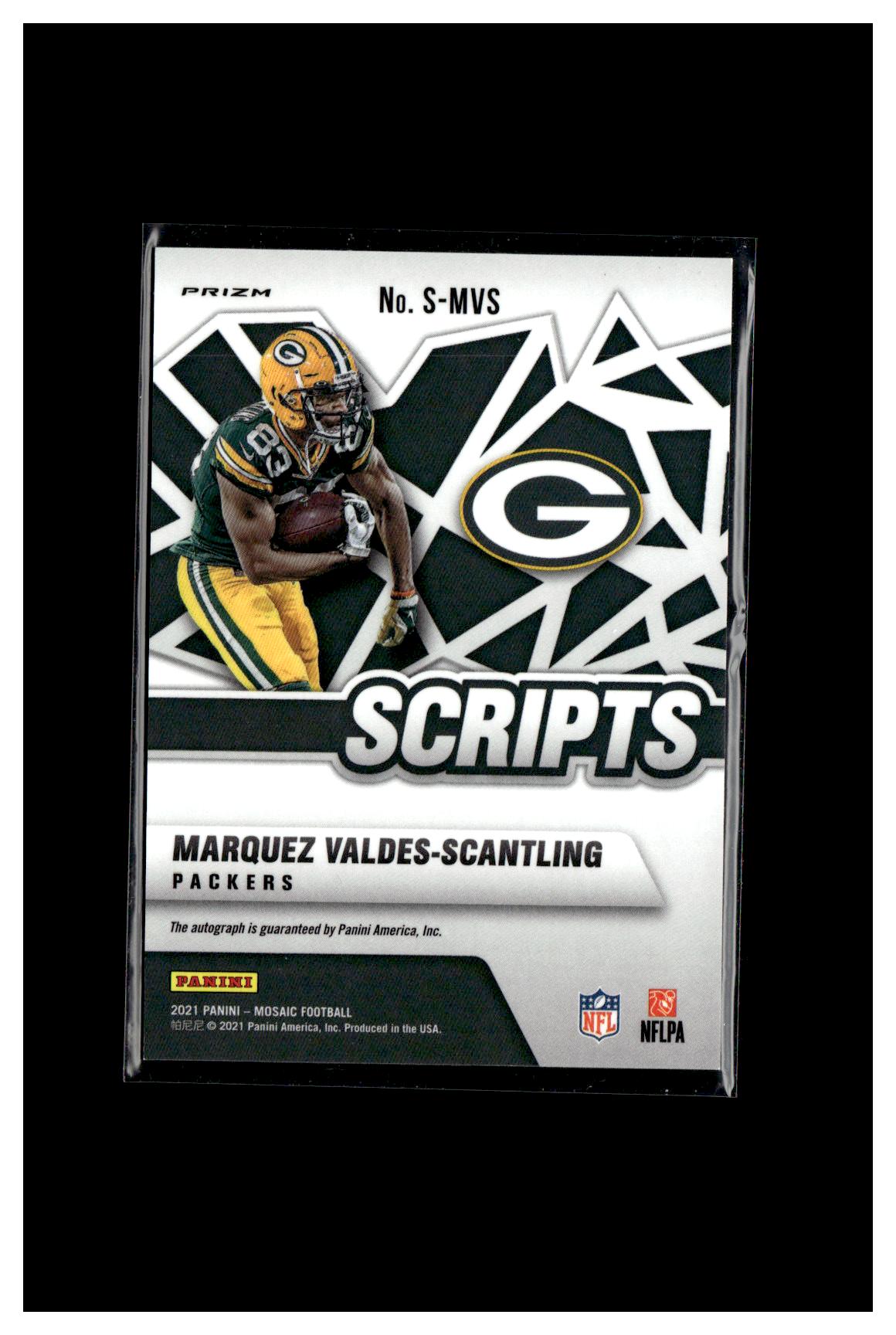 2021 Panini Mosaic #S-MVS Marquez Valdes-Scantling Scripts