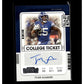 2022 Draft Picks Tyler Allgeier Contenders College Ticket Autograph