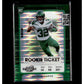 2021 Panini Contenders Optic #83 Michael Carter Green Pulsar #/30