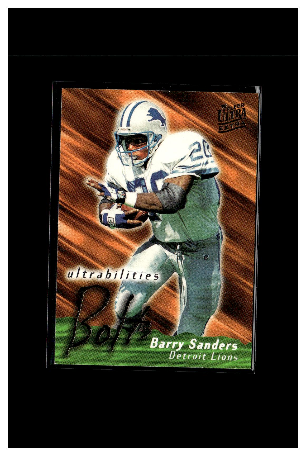 1995 Ultra #11 Barry Sanders Ultrabilities