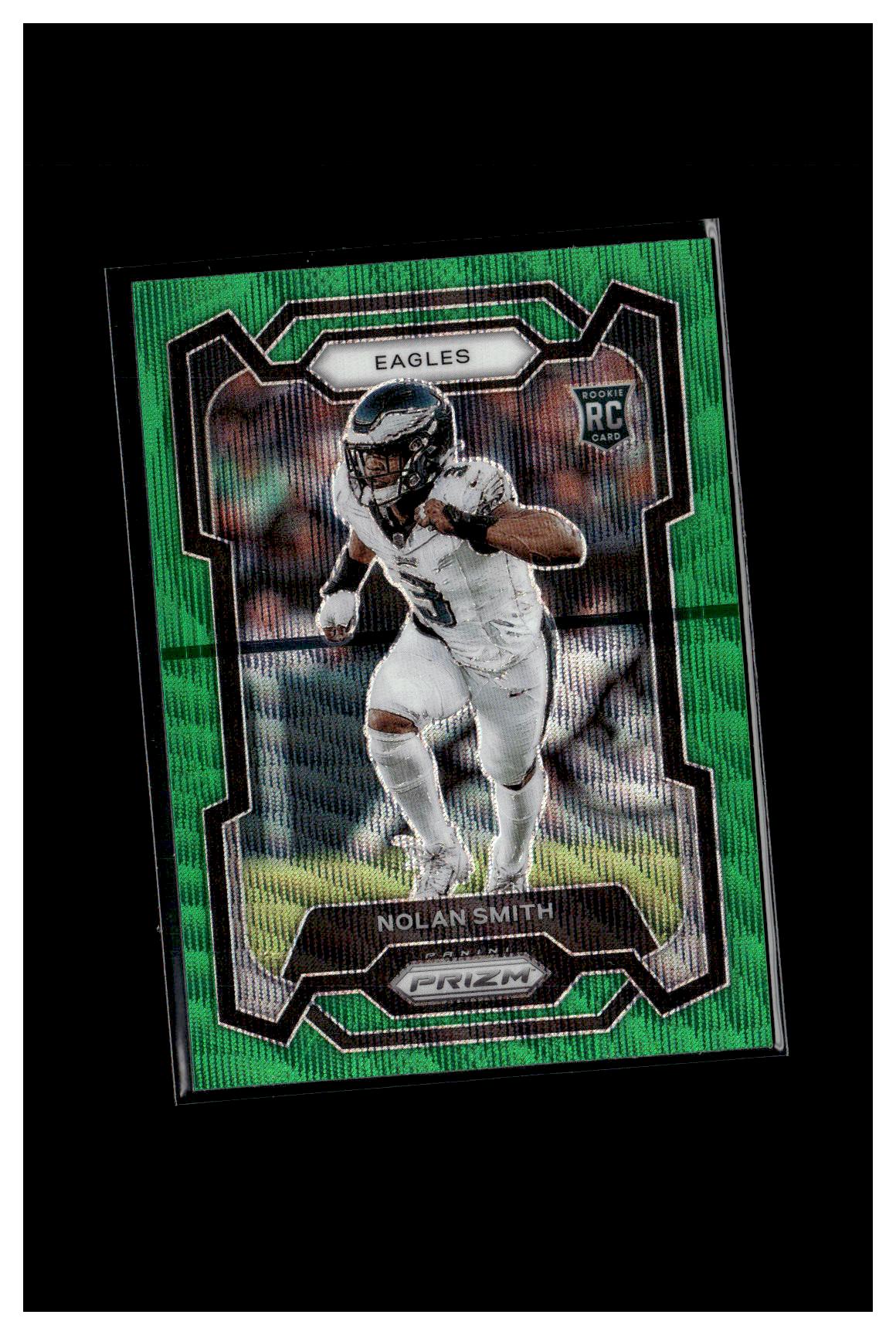 2023 Panini Prizm #382 Nolan Smith Green Wave