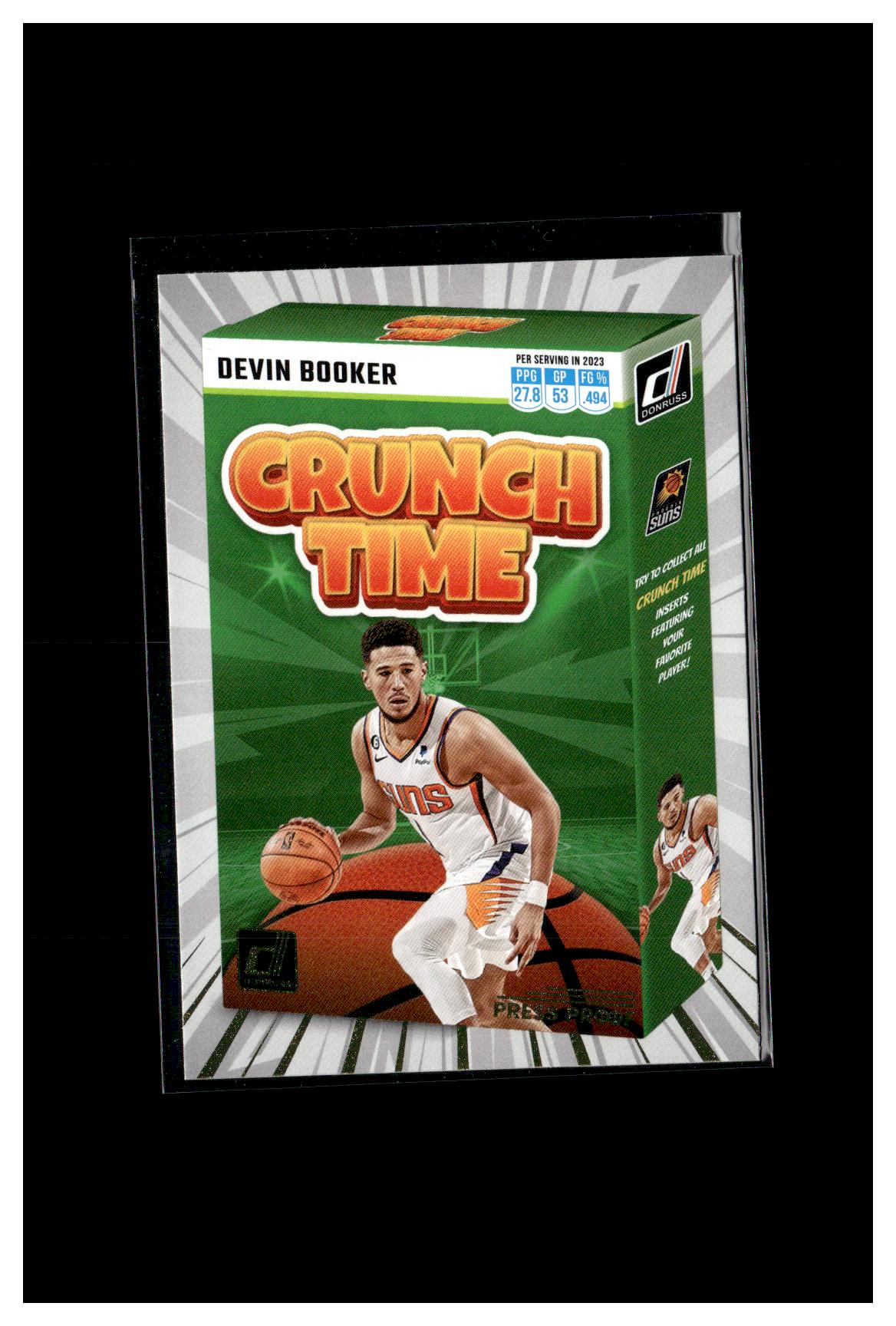 2023-24 Donruss #11 Devin Booker Crunch Time