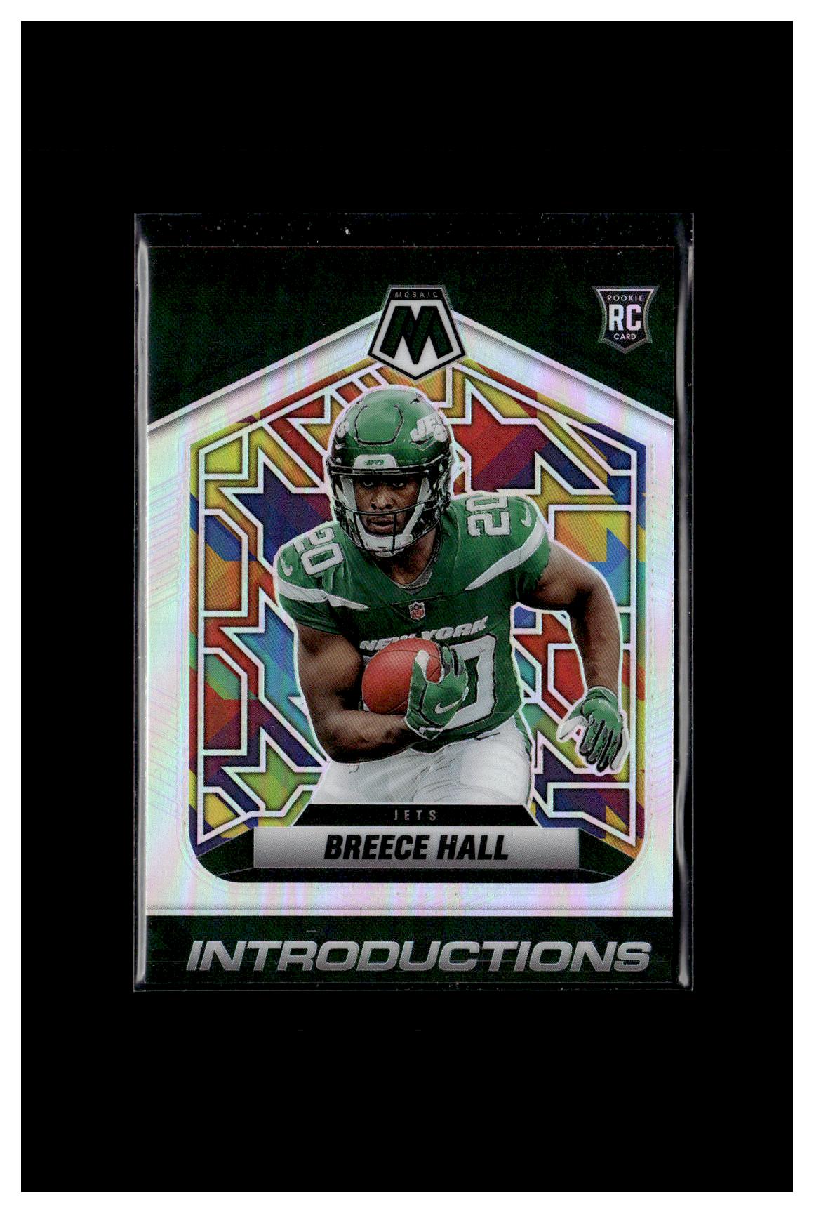 2022 Panini Mosaic #I-10 Breece Hall Introductions Silver