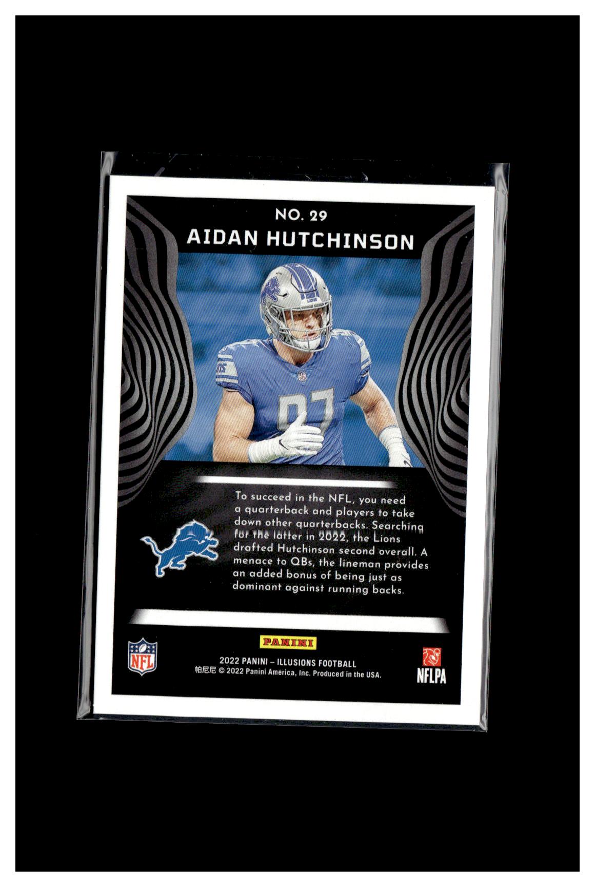 2022 Panini Illusions #29 Aidan Hutchinson