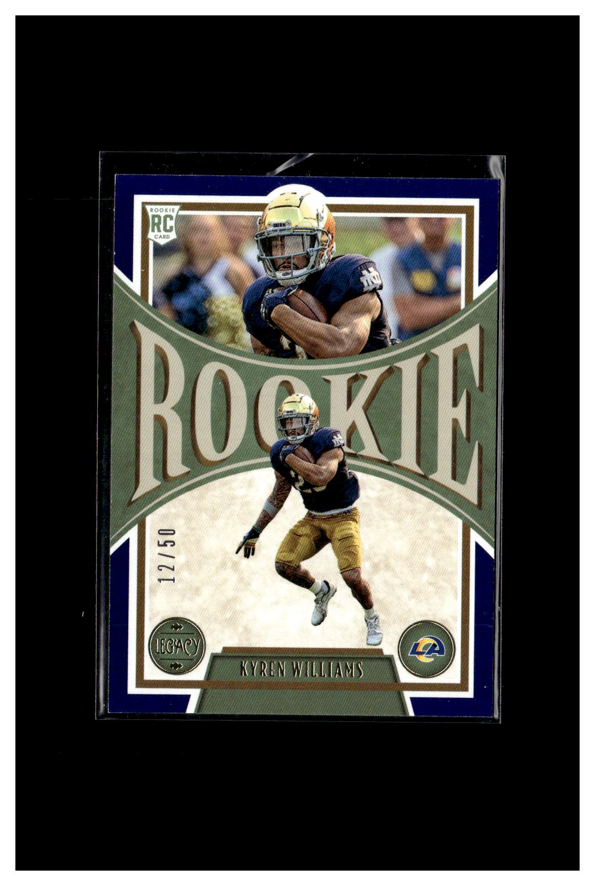 2022 Panini Legacy #161 Kyren Williams Blue #/50