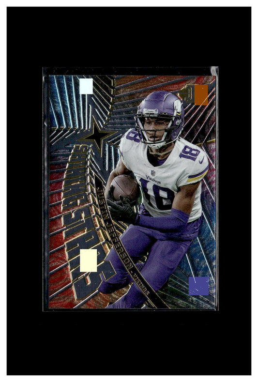 2022 Panini Illusions #SS-8 Justin Jefferson Shining Stars