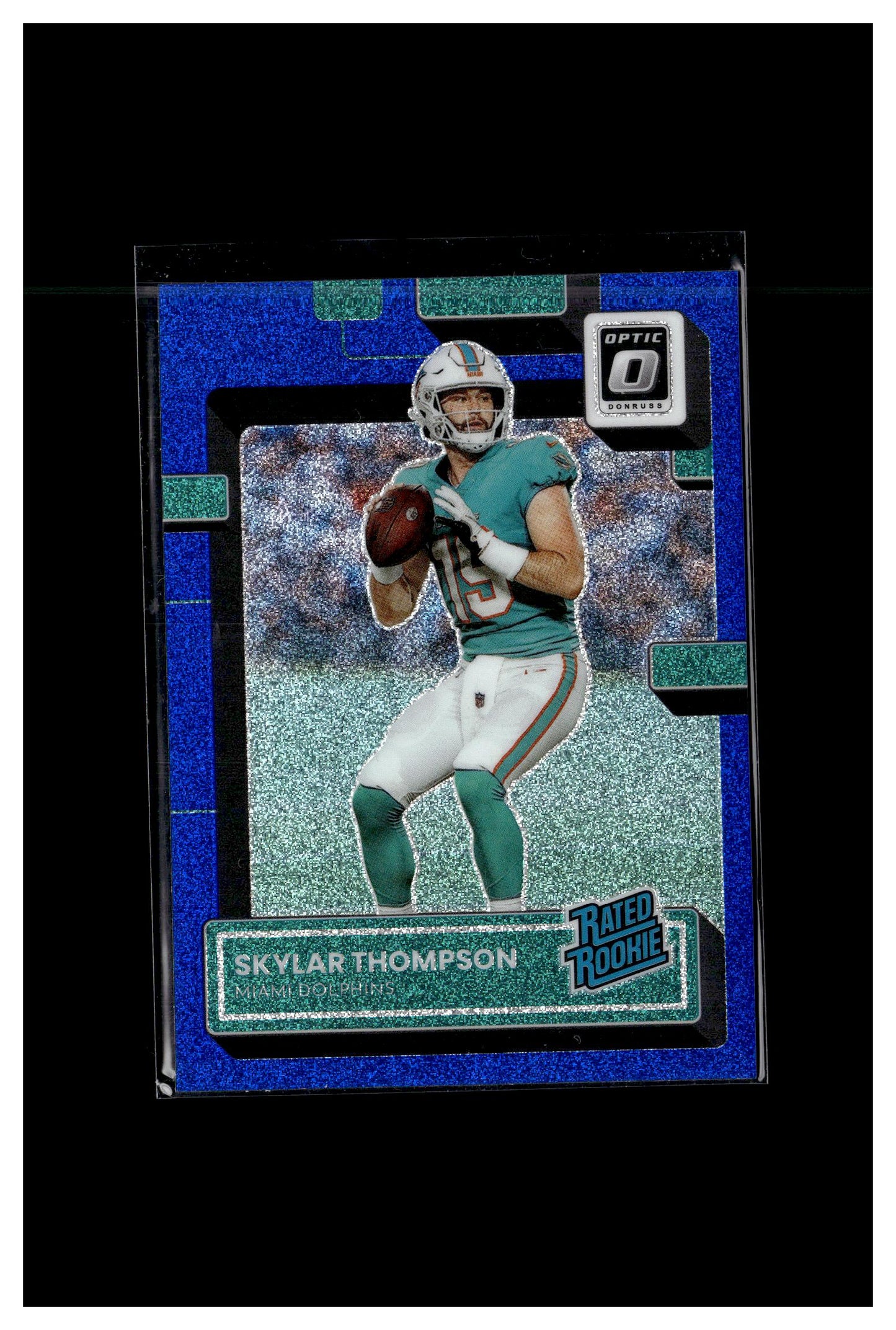 2022 Donruss Optic #276 Skylar Thompson Blue Glitter