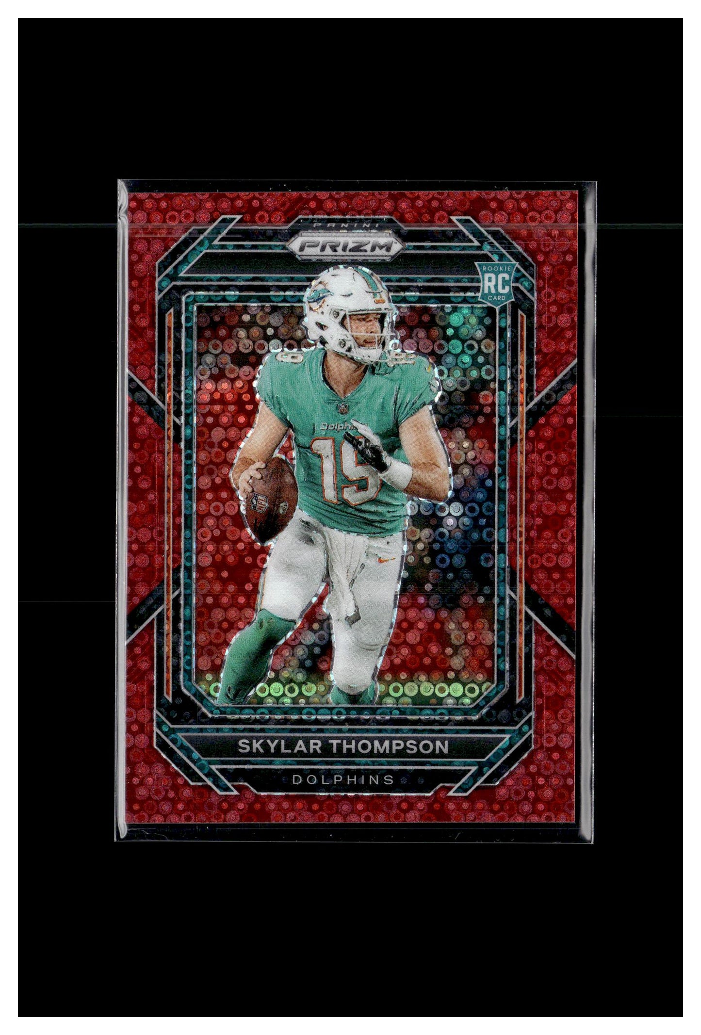 2022 Panini Prizm #354 Skylar Thompson No Huddle Red #/50