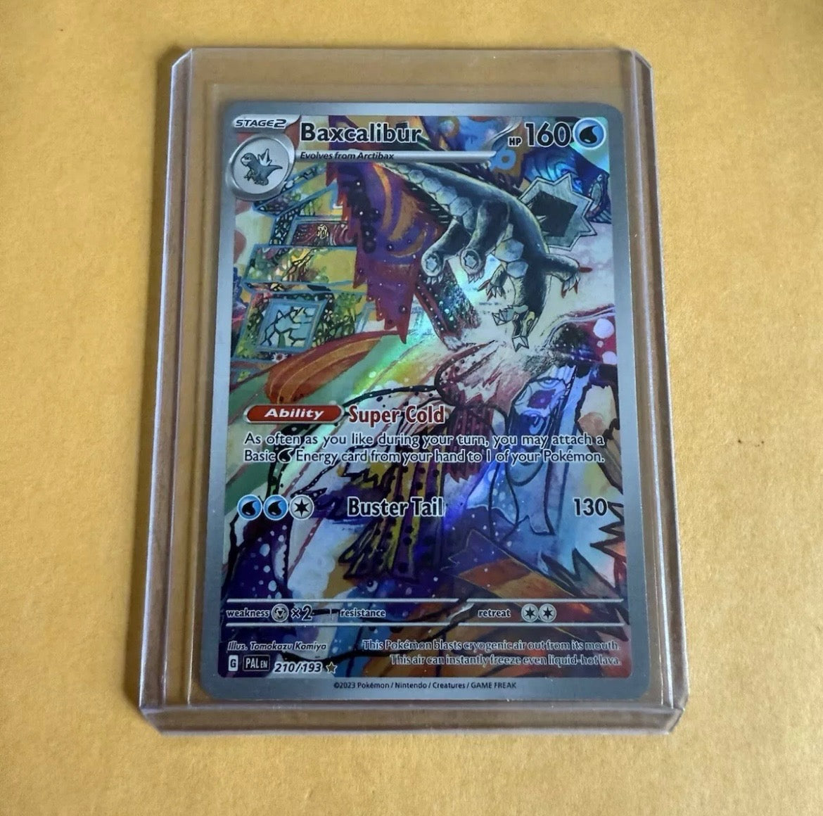 Baxcalibur 210/193 Pokemon TCG Scarlet Violet Paldea Evolved