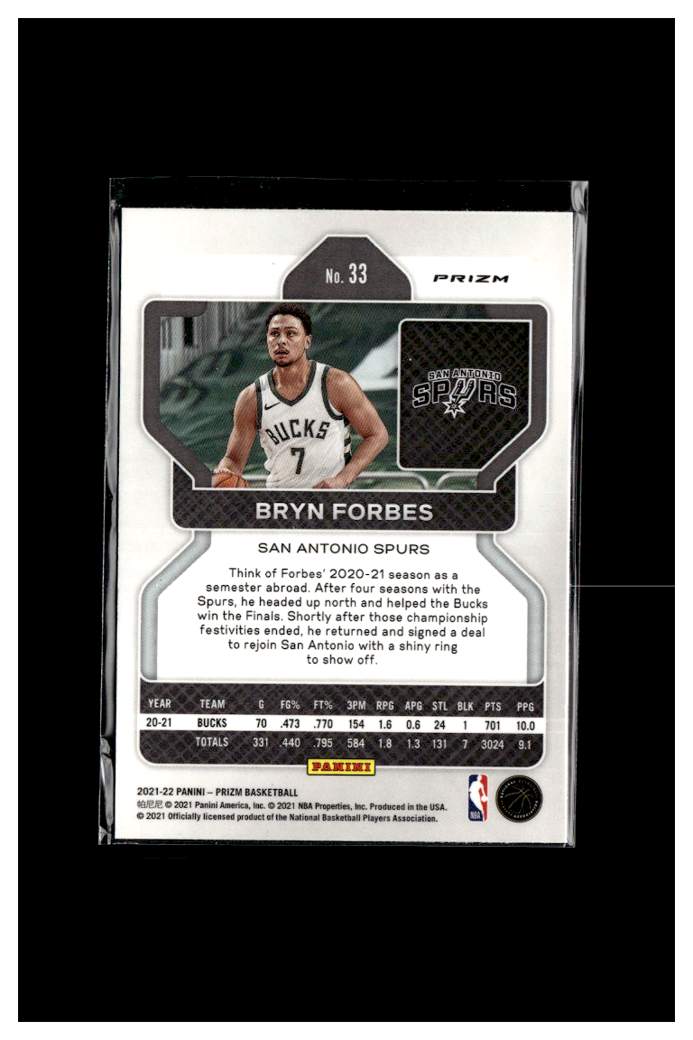 Bryn Forbes 75th Anniversary Logo Prizm