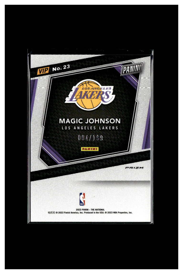 Magic Johnson Red Cracked Ice 004/199